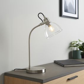 Acrobat Nickel effect Table lamp