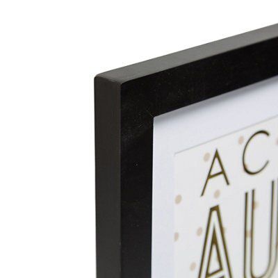 Act like Audrey White Framed print (H)50cm x (W)40cm