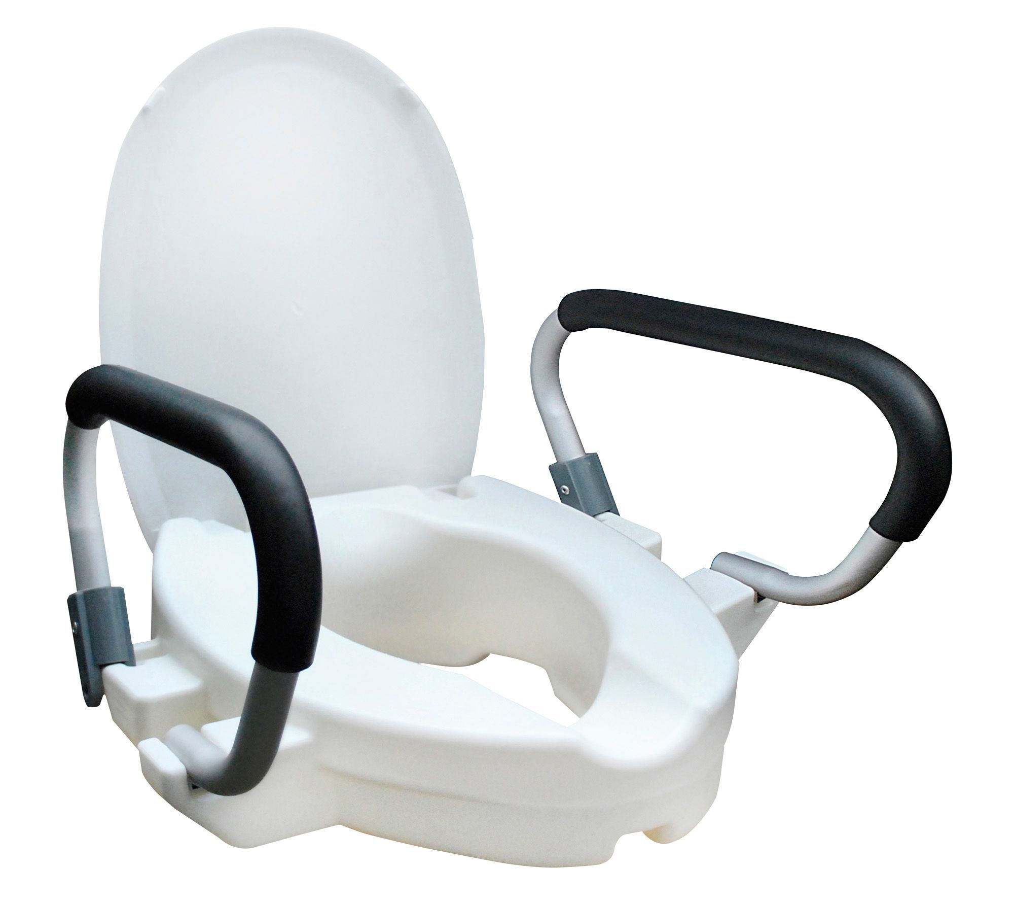 Active Living White Raised Toilet seat | DIY at B&Q