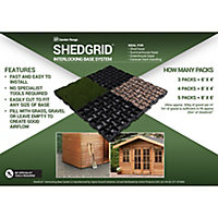 Active Products Plastic Grid Shed base