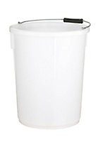 Active White Plastic 30L Plasterer's mixing bucket