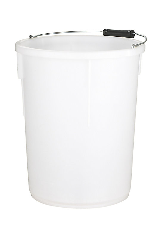 2 x 25L PLASTERERS MIXING BUCKETS 25 LITRE PLASTERING BUILDERS WATER TUB HANDLE 