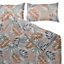 Ada Floral Multicolour King Duvet cover & pillow case set