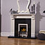 Adam Adam Victoria Black & white Fireplace surround set
