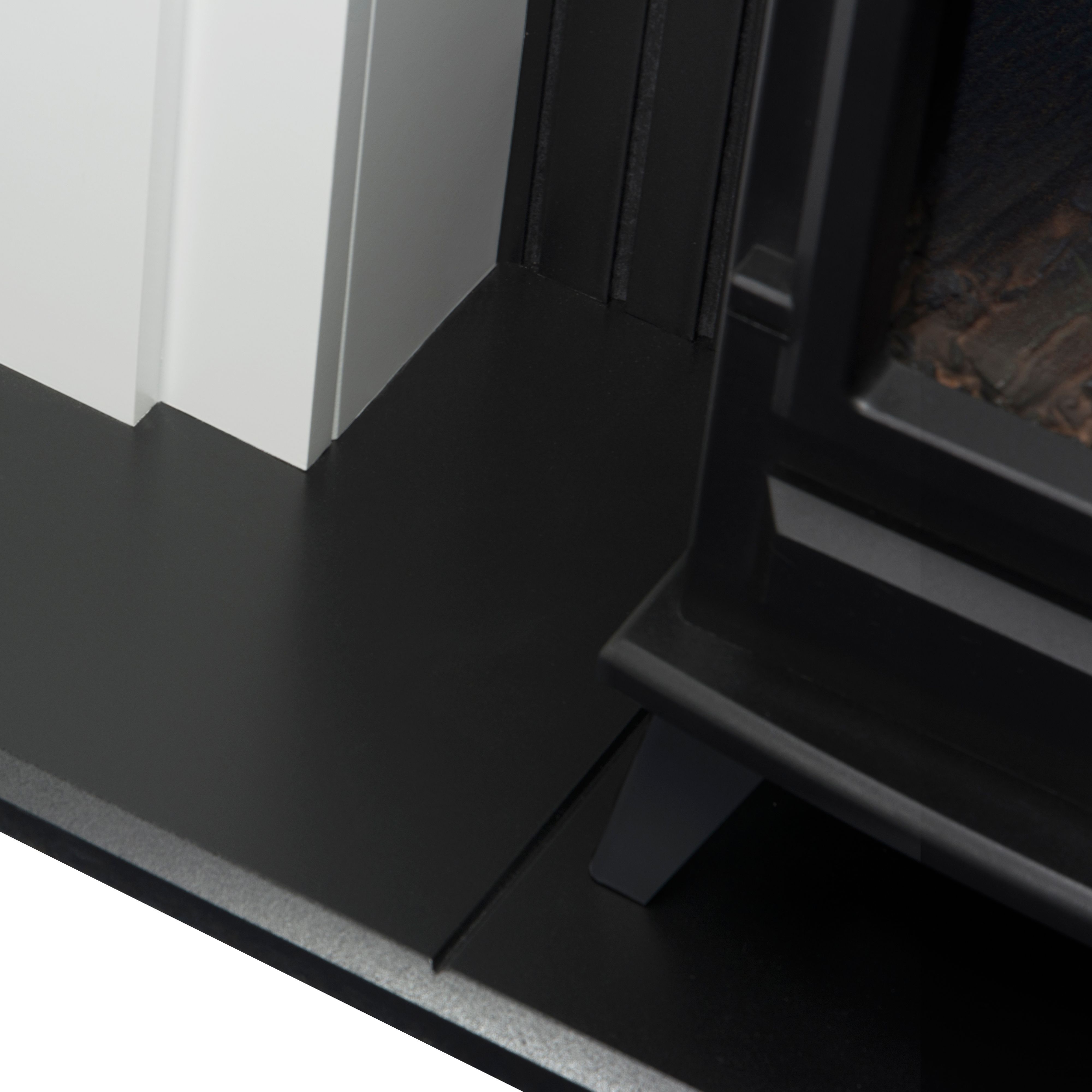 Adam Black & white Freestanding Electric Stove suite