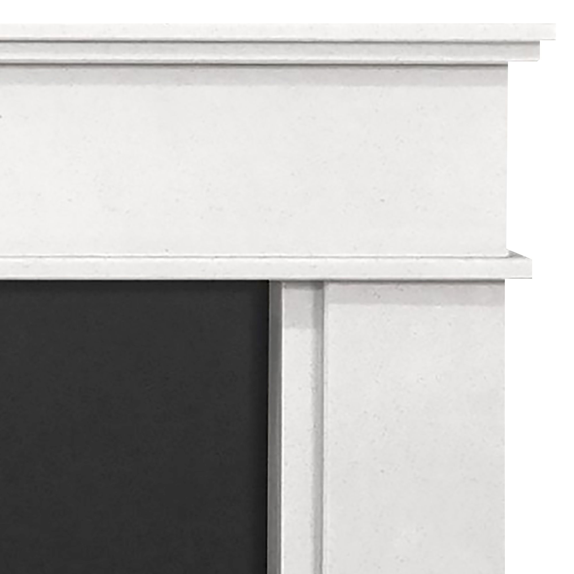 Adam Daventry Sparkly white & black granite Fire surround