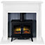 Adam Florence 1.8kW White Electric Stove