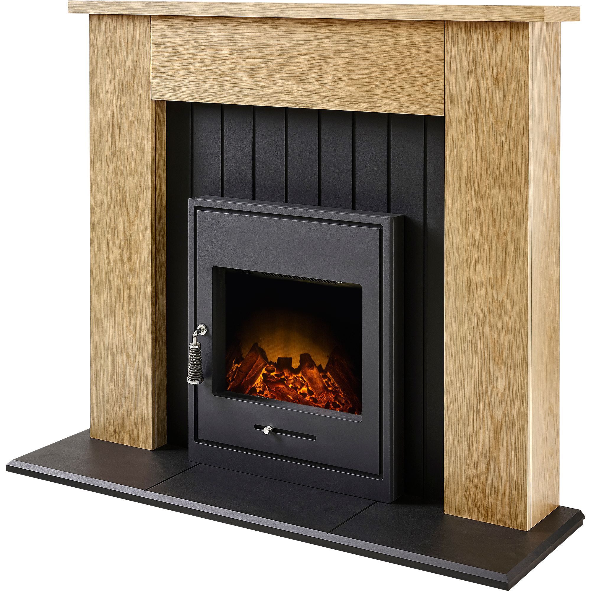 Adam Henson 2kW Oak effect Electric Fire