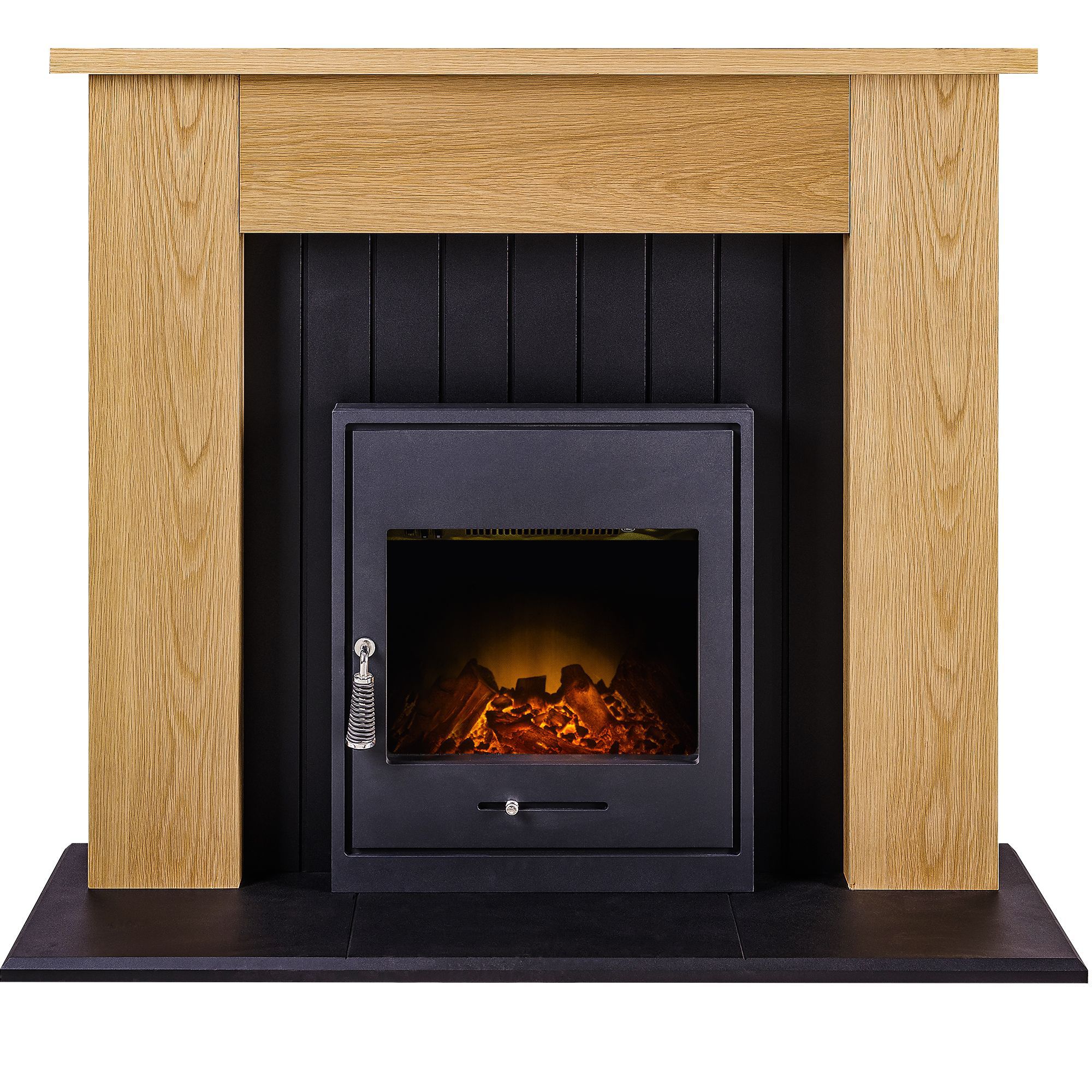 Adam Henson 2kW Oak effect Electric Fire