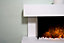 Adam Manola White Wall-mounted Electric LED electric fire suite