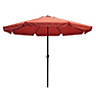 Adelaide (W) 3.5m (H) 2.5m Red Cantilever parasol