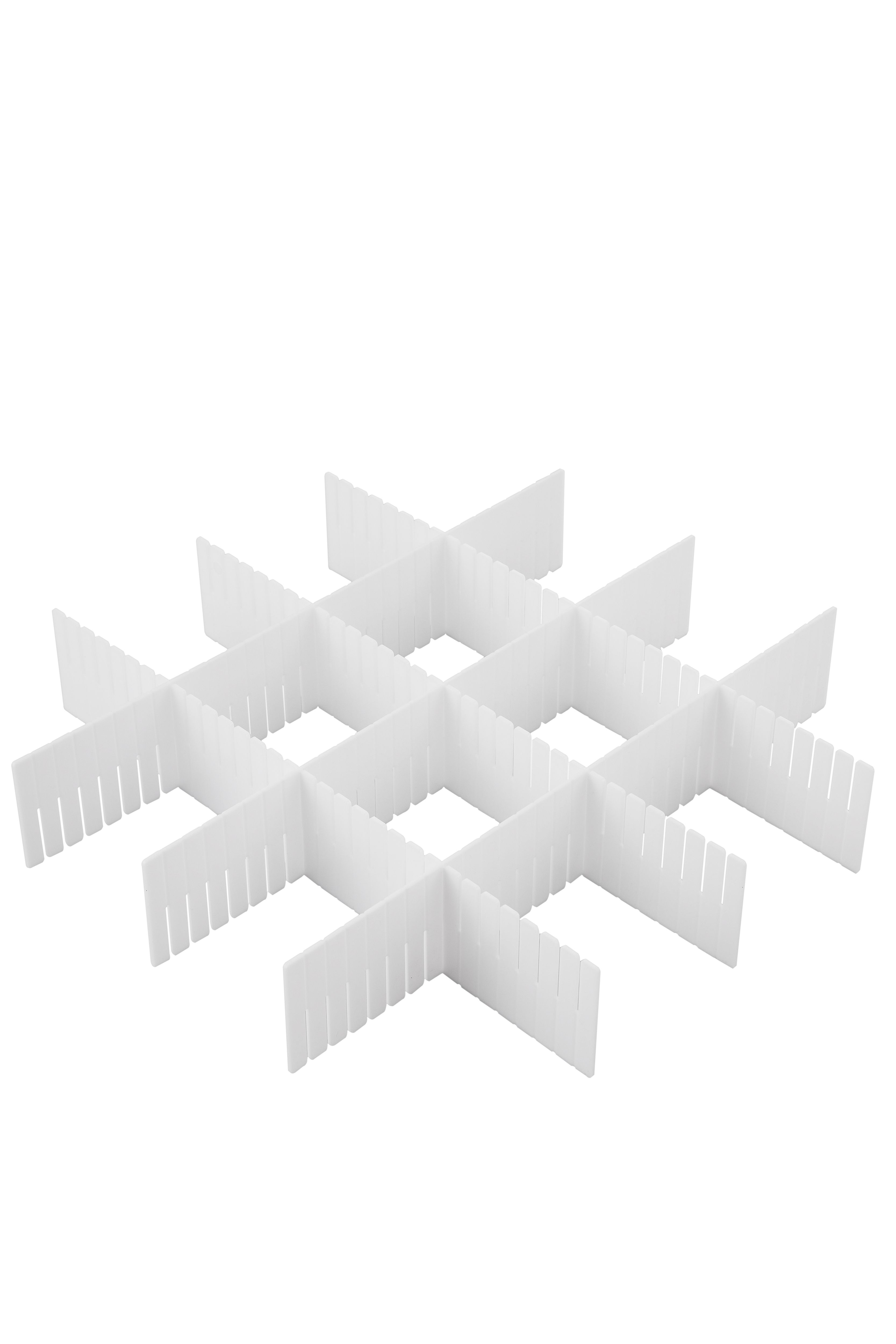 Adjustable White Cross storage divider (D)405mm (W)405mm
