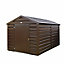 Adman Steel Sheds Multistore 10x13 ft Apex Metal Shed with floor (Base included) - Assembly service included
