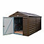Adman Steel Sheds Multistore 10x13 ft Apex Shed with floor (Base included) - Assembly service included