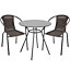 Adria Metal 2 seater Table & chair set