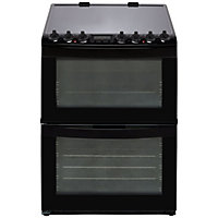 AEG CIB6742ACB_BK 60cm Double Electric Cooker with Induction Hob - Black