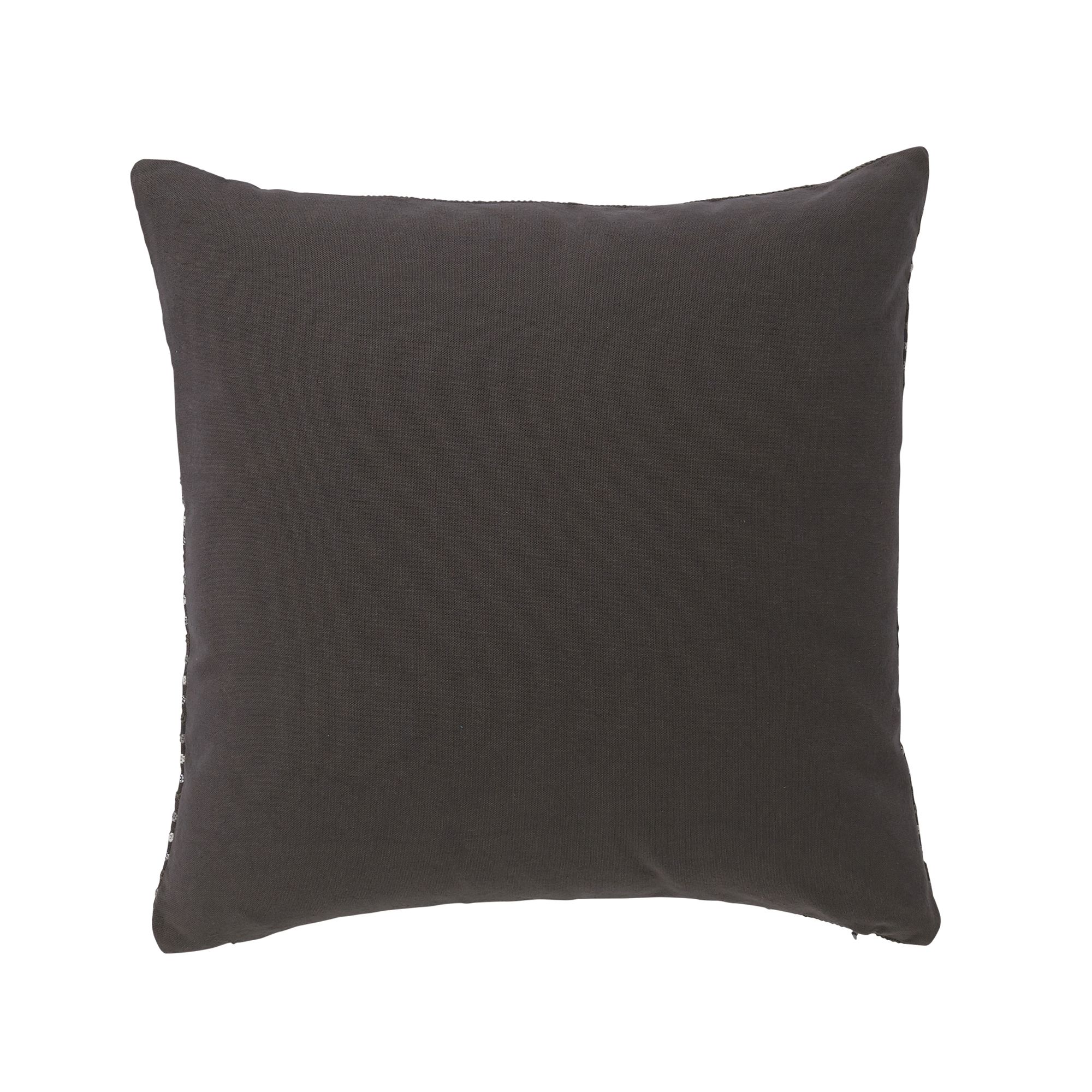 Agra Stripes Grey Cushion (L)40cm x (W)40cm