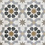 Agran Multi Matt Patterned Porcelain Indoor Wall & floor Tile, Pack of 9, (L)330mm (W)330mm