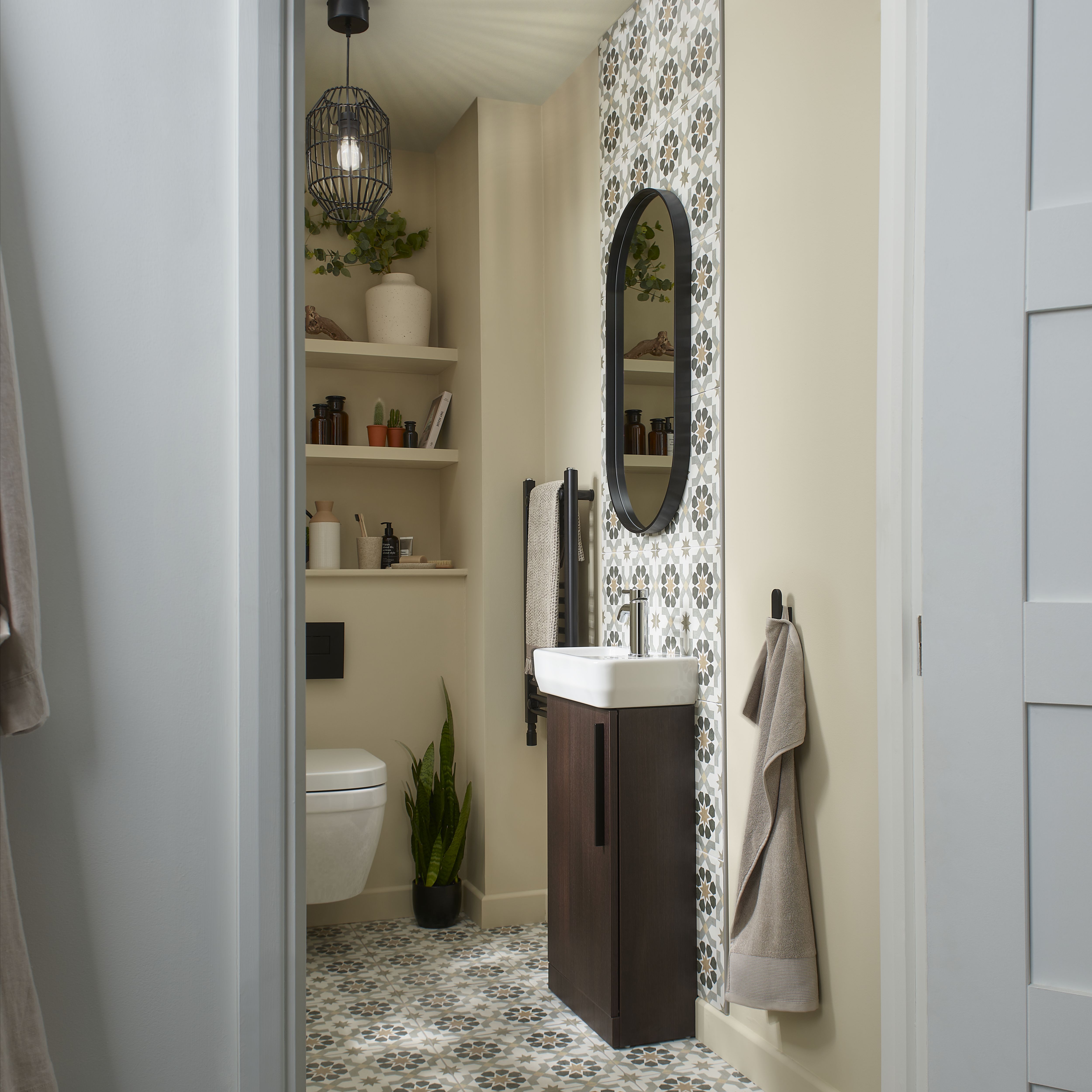 Agran Multi Matt Patterned Porcelain Wall & floor Tile - 5