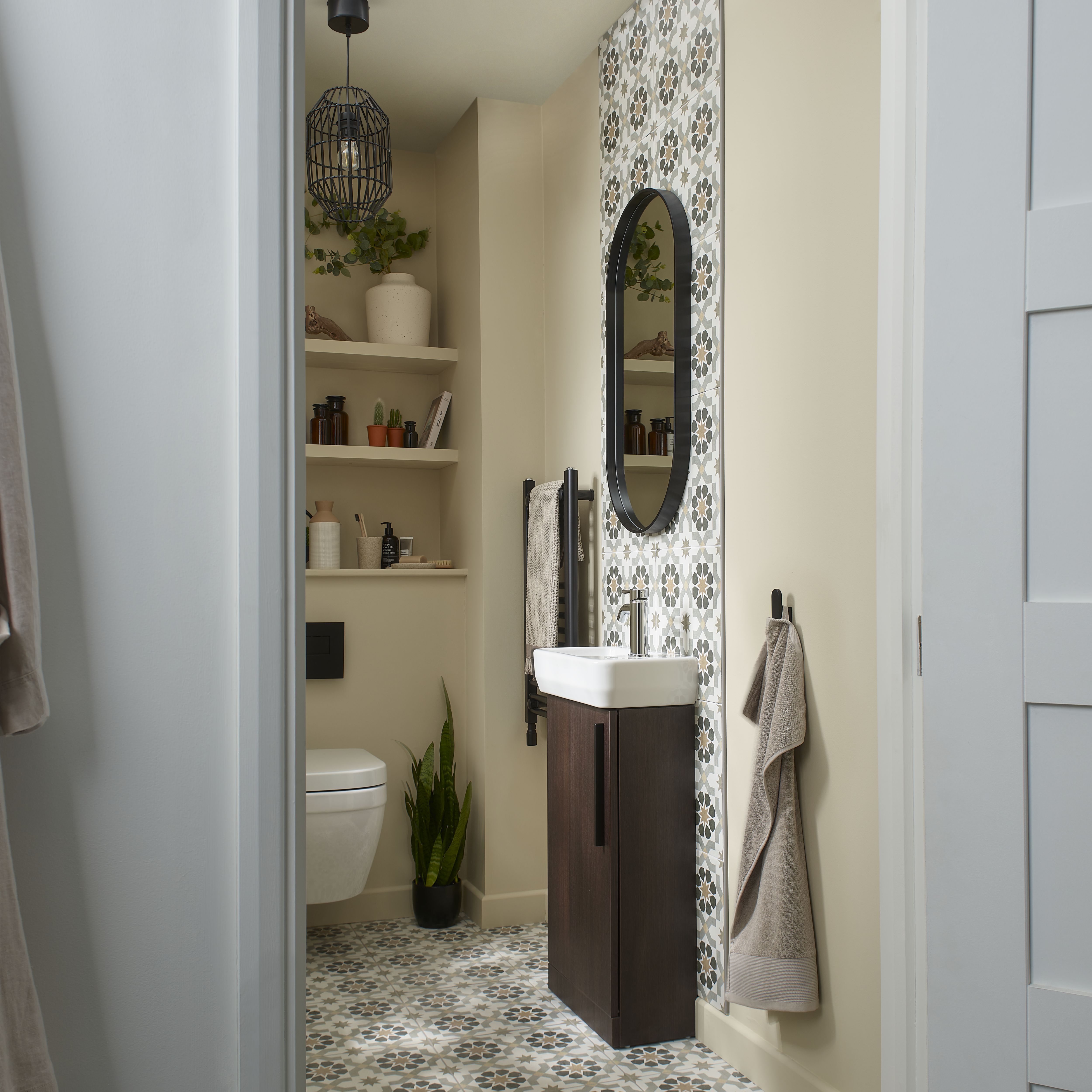 Agran Multi Matt Patterned Porcelain Wall & floor Tile - 8