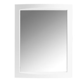 Aida White Single Cabinet with Mirrored door (H)465mm (W)370mm