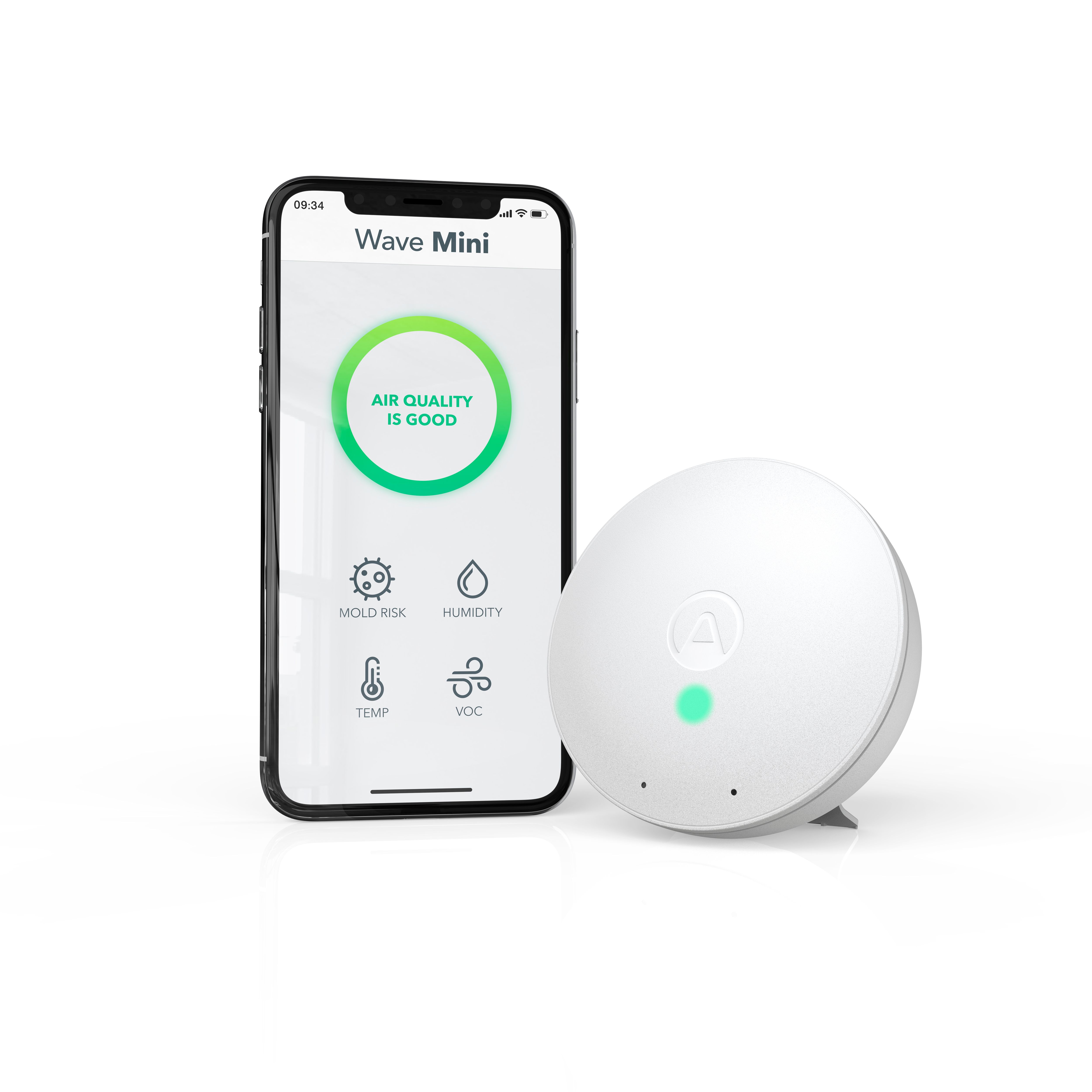 Airthings Wave Mini Smart air quality monitor