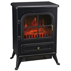 Akershus 1.85kW Cast iron effect Electric Stove (H)548mm (W)415mm