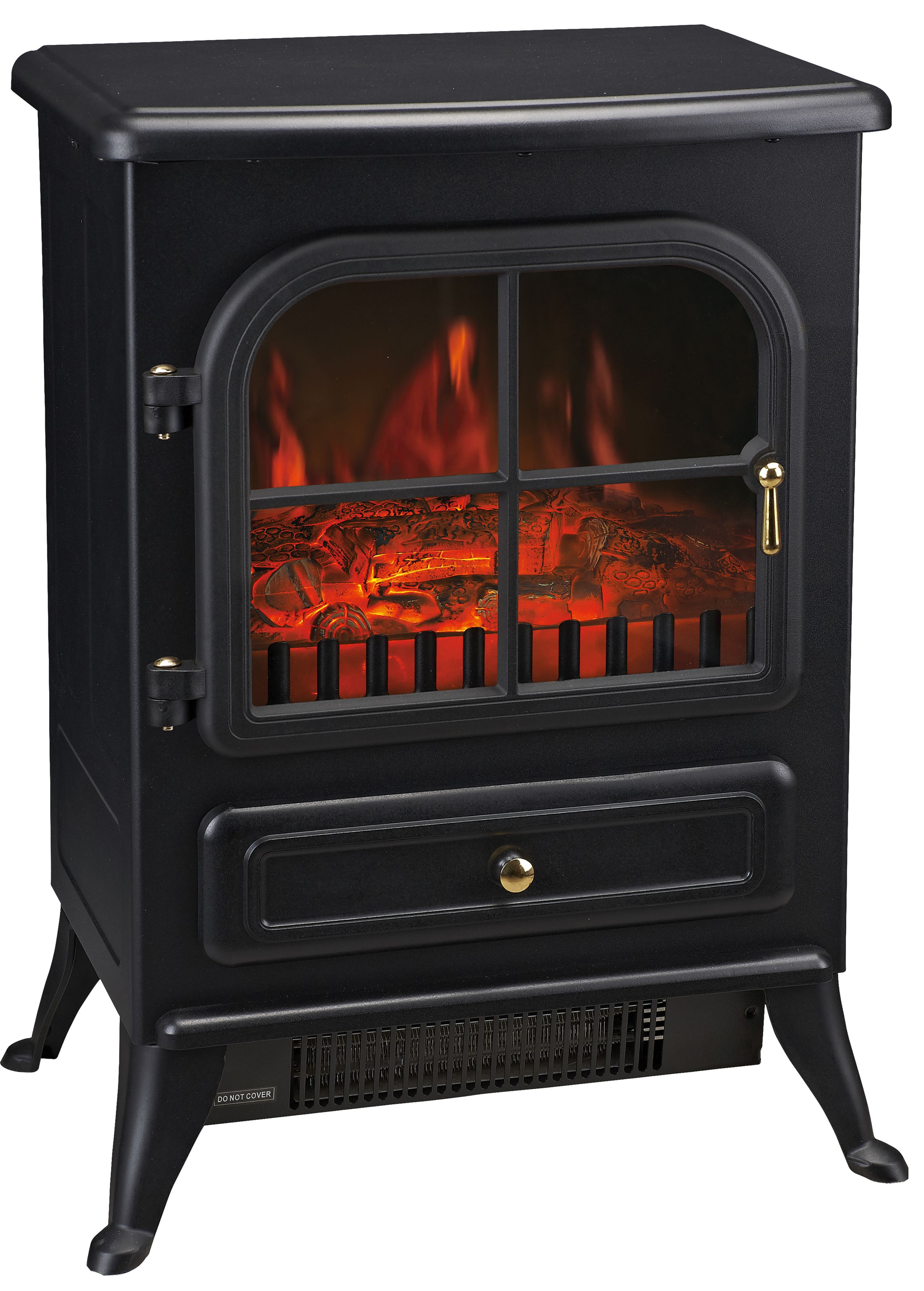 Akershus 1.85kW Cast iron effect Electric Stove