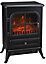 Akershus Traditional 1.85kW Cast iron effect Electric Stove