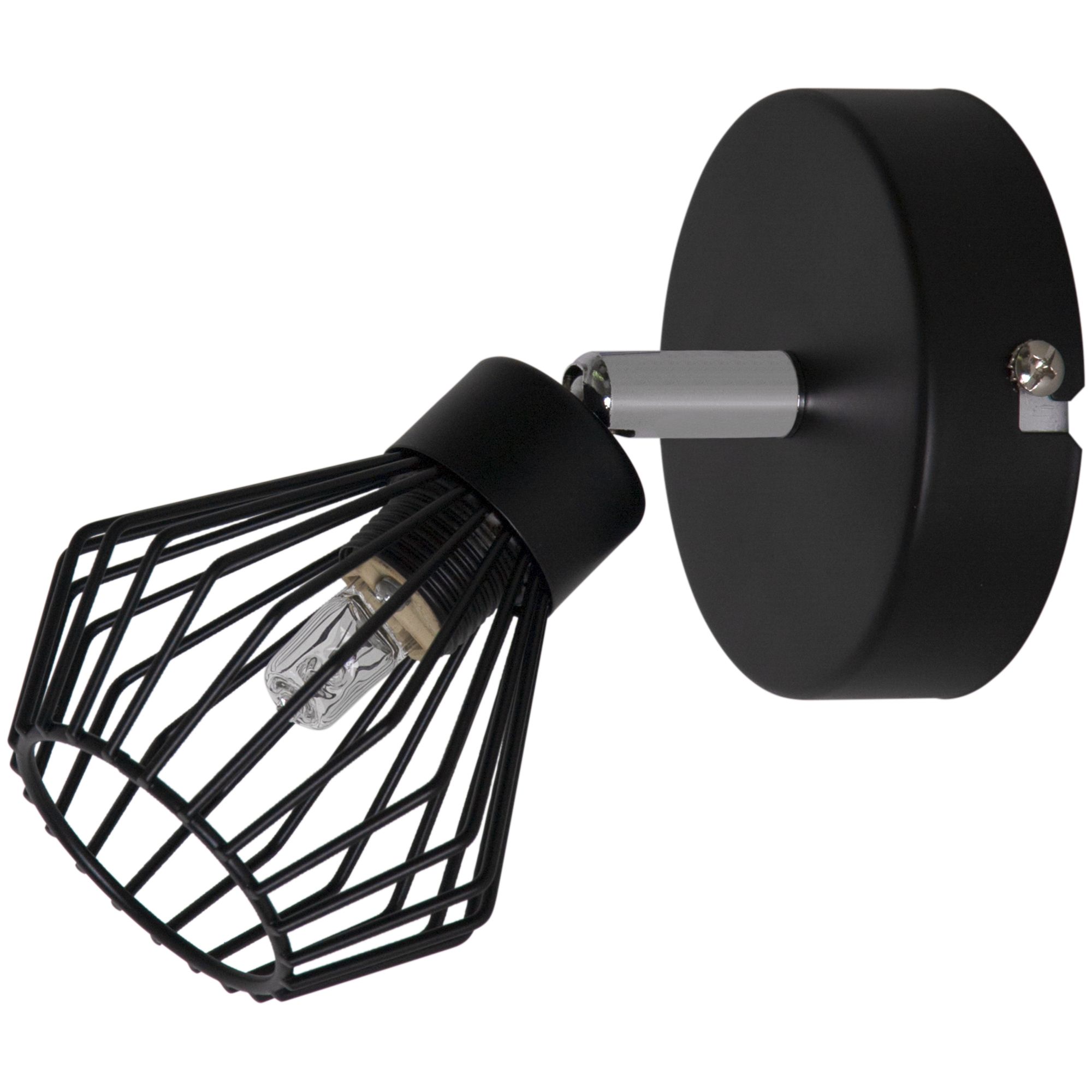 Akiak Plate Matt Black Spotlight