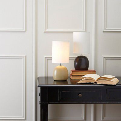 Alana Matt Cream Table lamp
