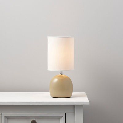 Alana Matt Cream Table lamp