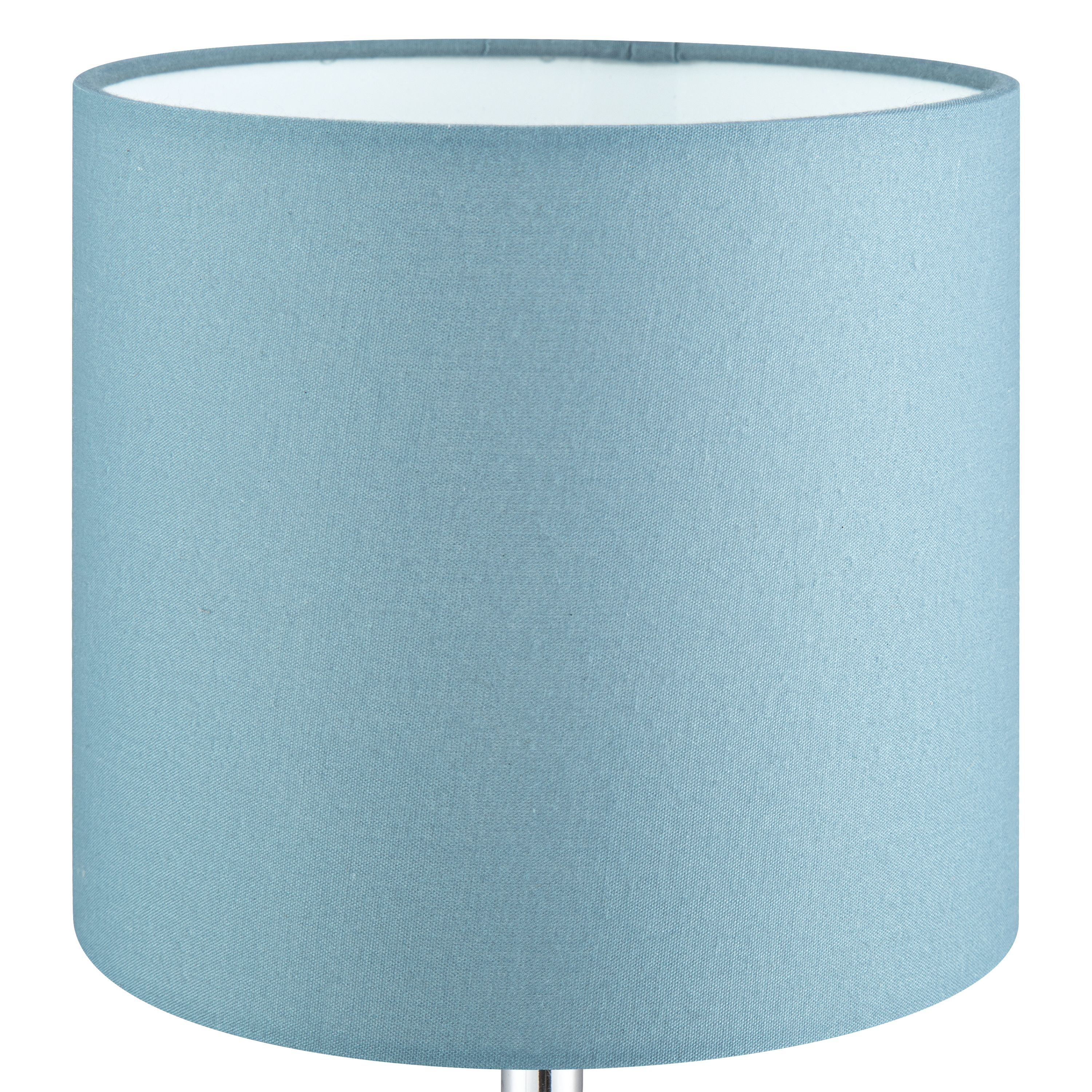 Albury Swirl Round Gloss Light Blue Table lamp