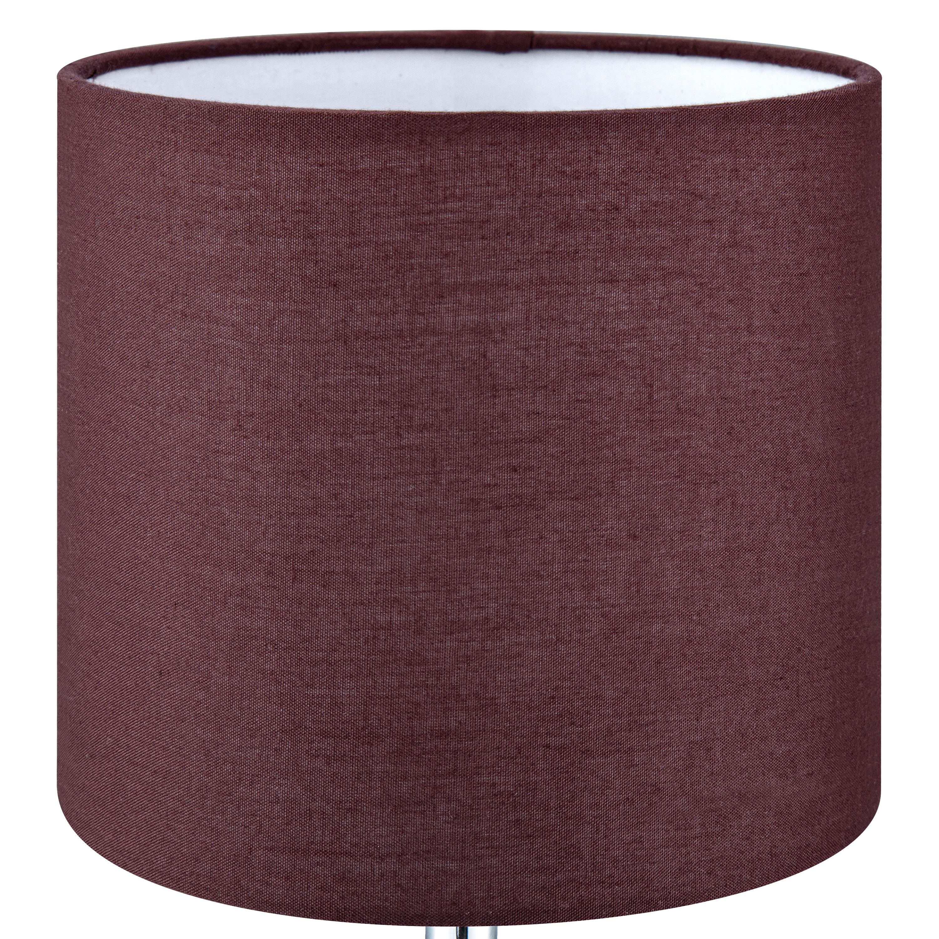 Albury Swirl Round Gloss Red Table lamp