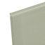 Alep Green & light grey Glass Splashback, (H)750mm (W)600mm (T)6mm