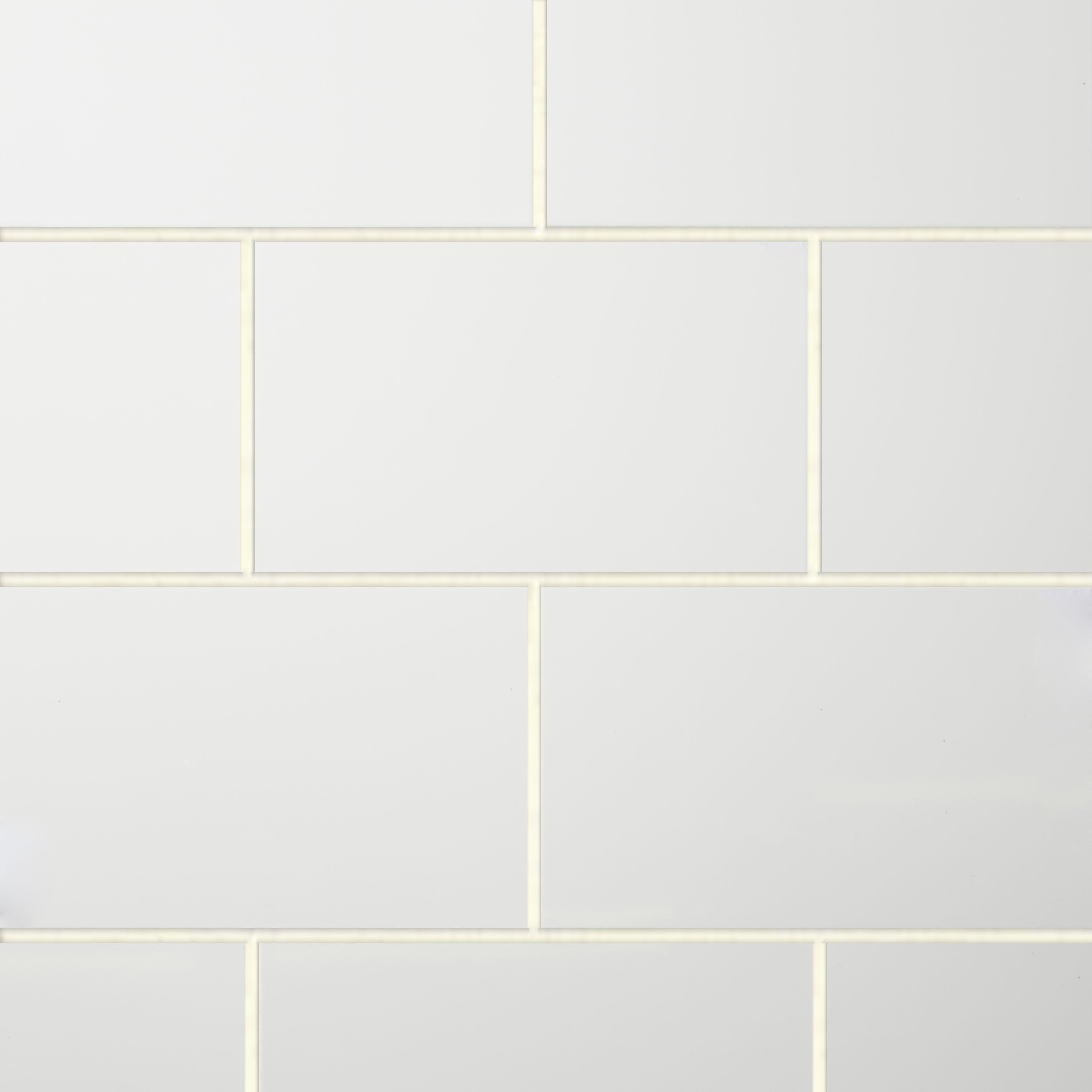Alexandrina White Gloss Ceramic Indoor Wall Tile Sample