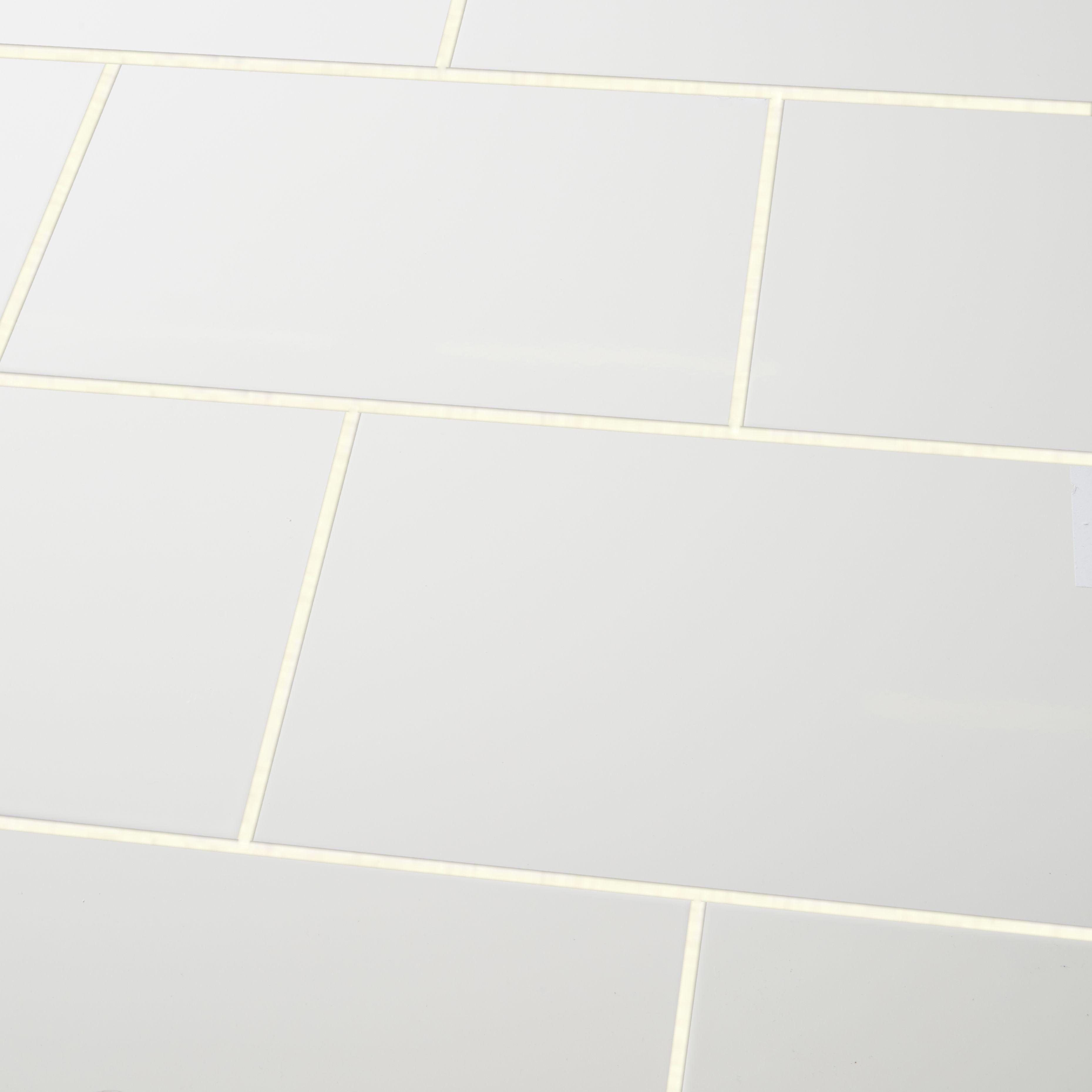Alexandrina White Gloss Ceramic Indoor Wall Tile Sample
