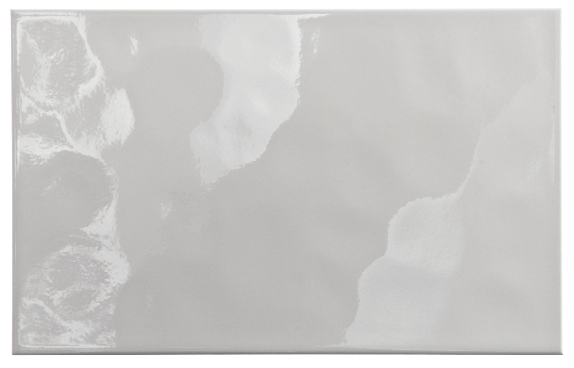 Alexandrina White Gloss Ripple Ceramic Indoor Wall Tile