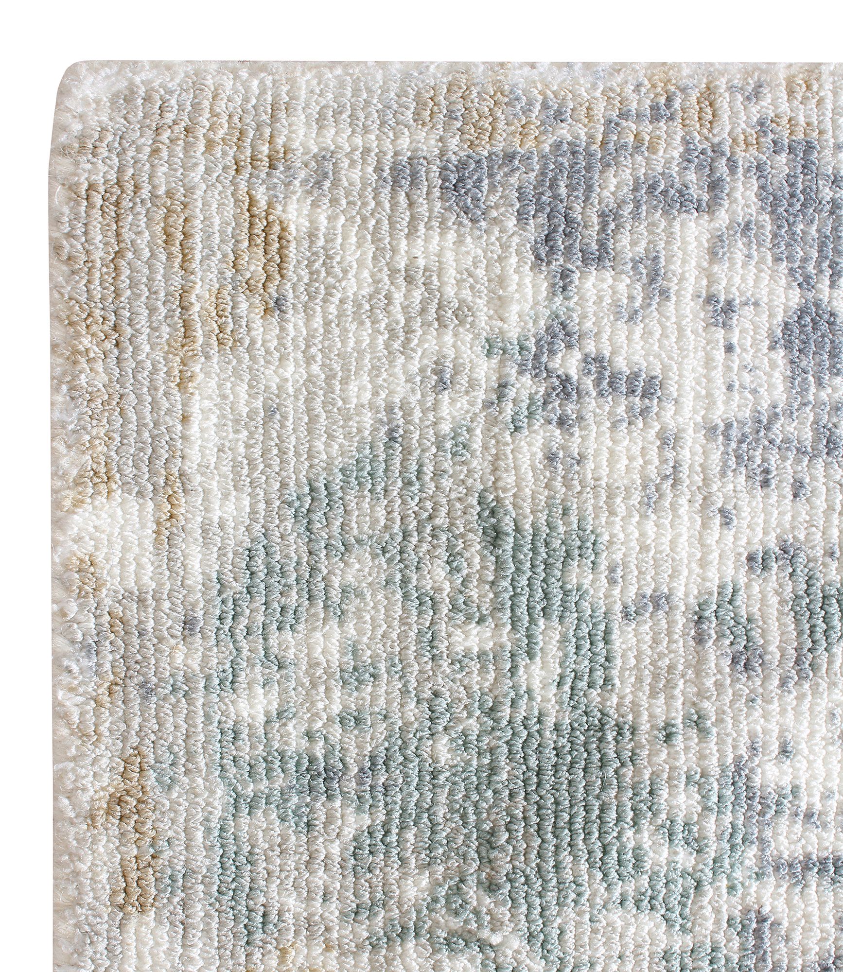Alice Blue & Cream Traditional Medium Rug, (L)170cm x (W)120cm