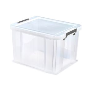 Buy Plastic 3.5 Litre Flat Storage Box with Lid
