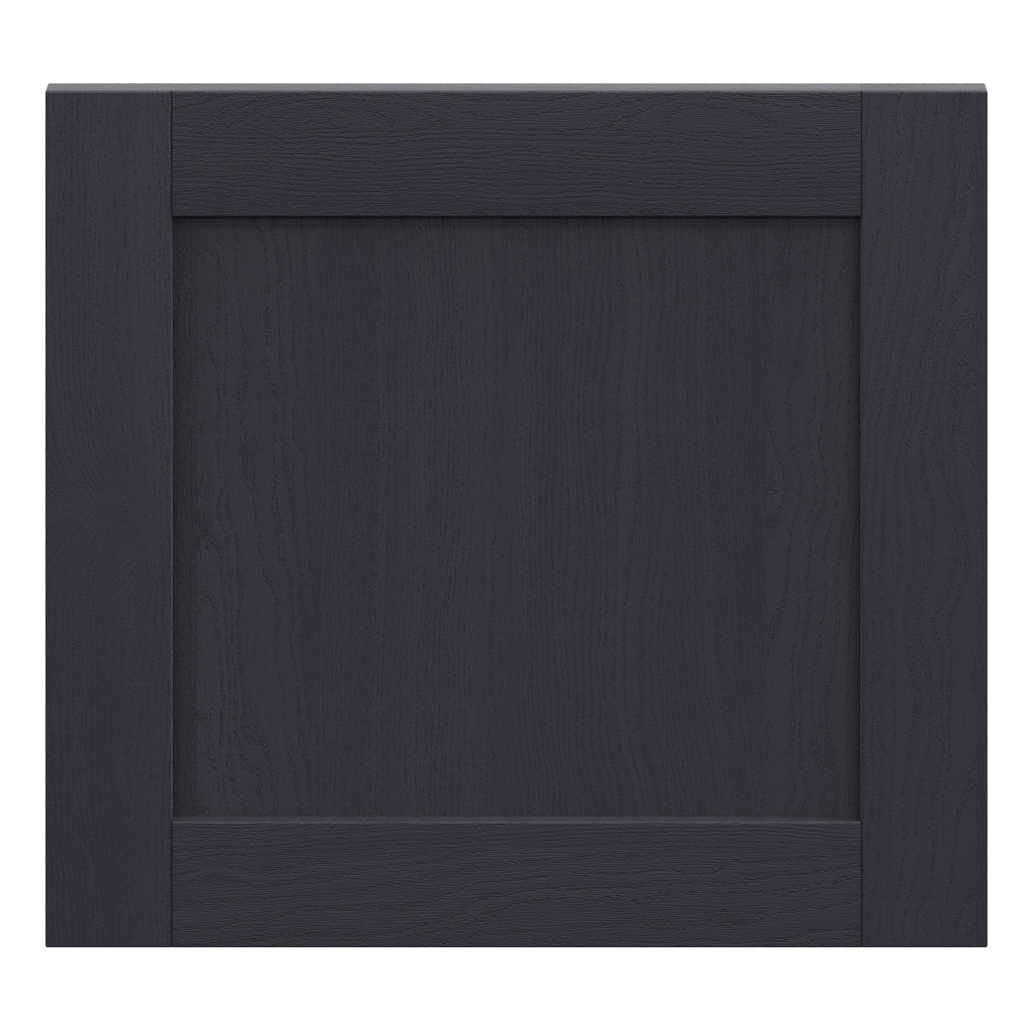 Alpinia Matt midnight navy wood effect Shaker Appliance Cabinet