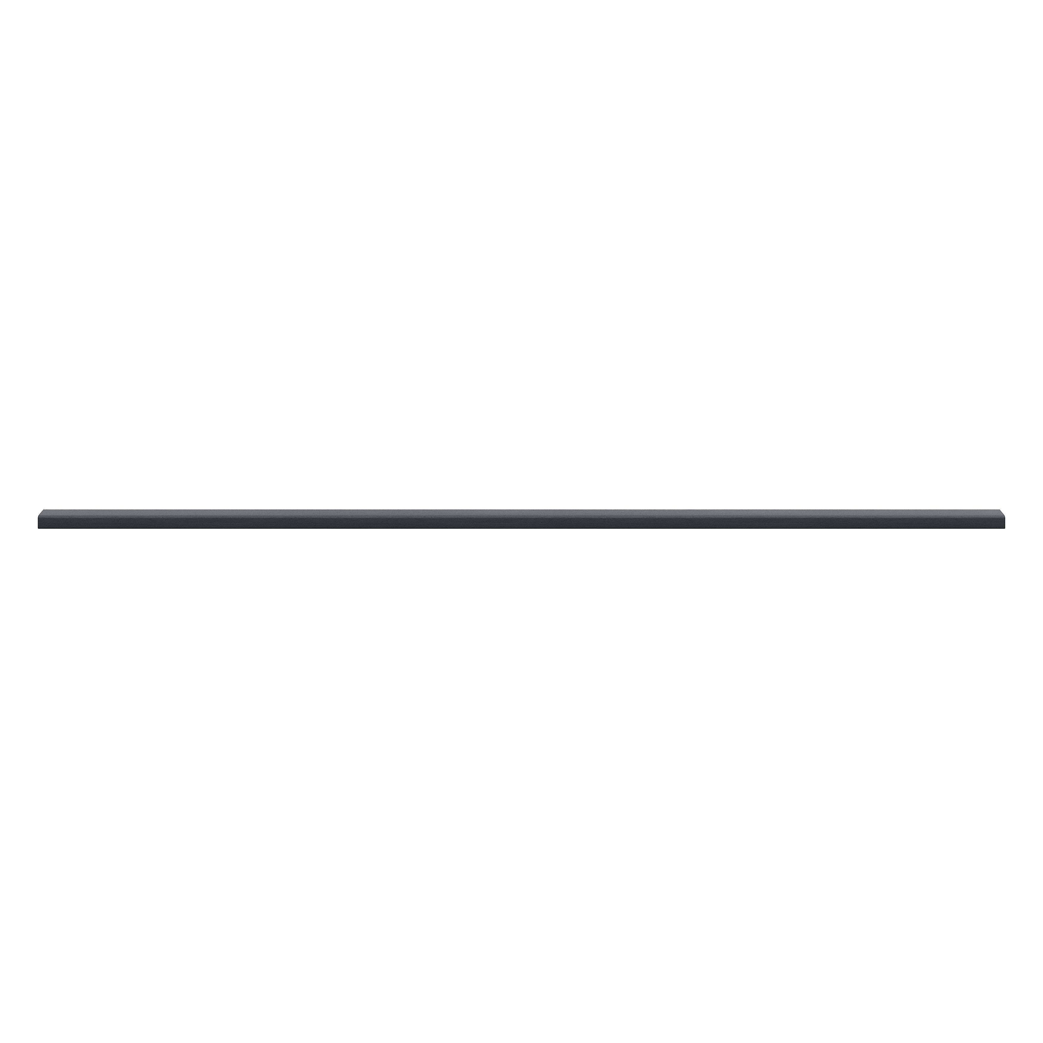 Alpinia Matt midnight navy wood effect Shaker Cornice & pelmet, (L)2400mm (H)35mm