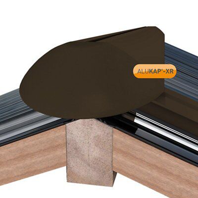 Alukap AKX773B Ridge radius end cap (W)180mm