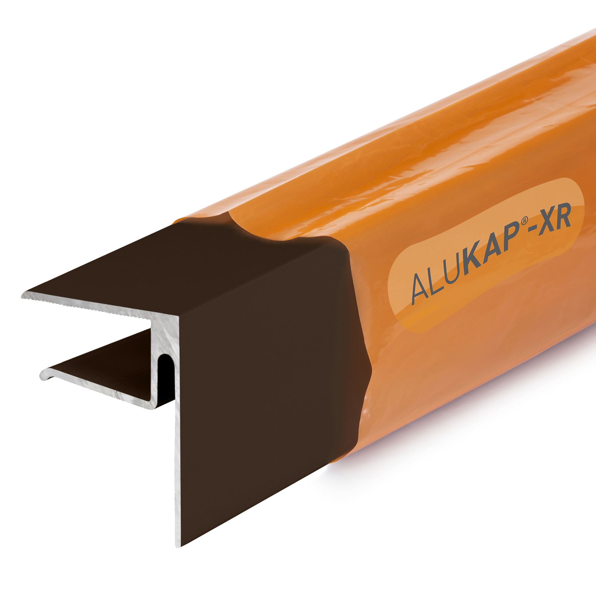 Alukap XR AKX112B Brown 16mm Endstop (W)40mm (T)50mm