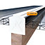 Alukap XR Aluminium Roof glazing bar, (L)3m (W)45mm (T)20mm