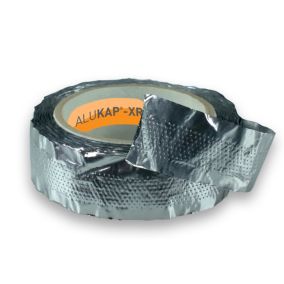 ALUKAP-XR Aluminium Silver effect Anti-dust Tape (L)10m (W)43mm