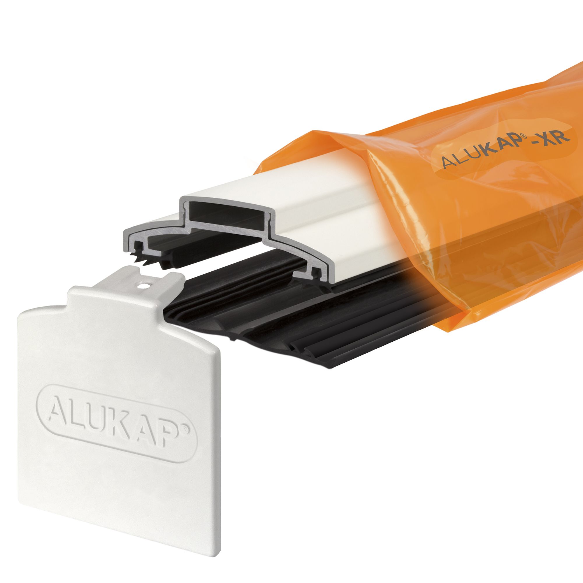 Alukap XR White Aluminium Glazing bar