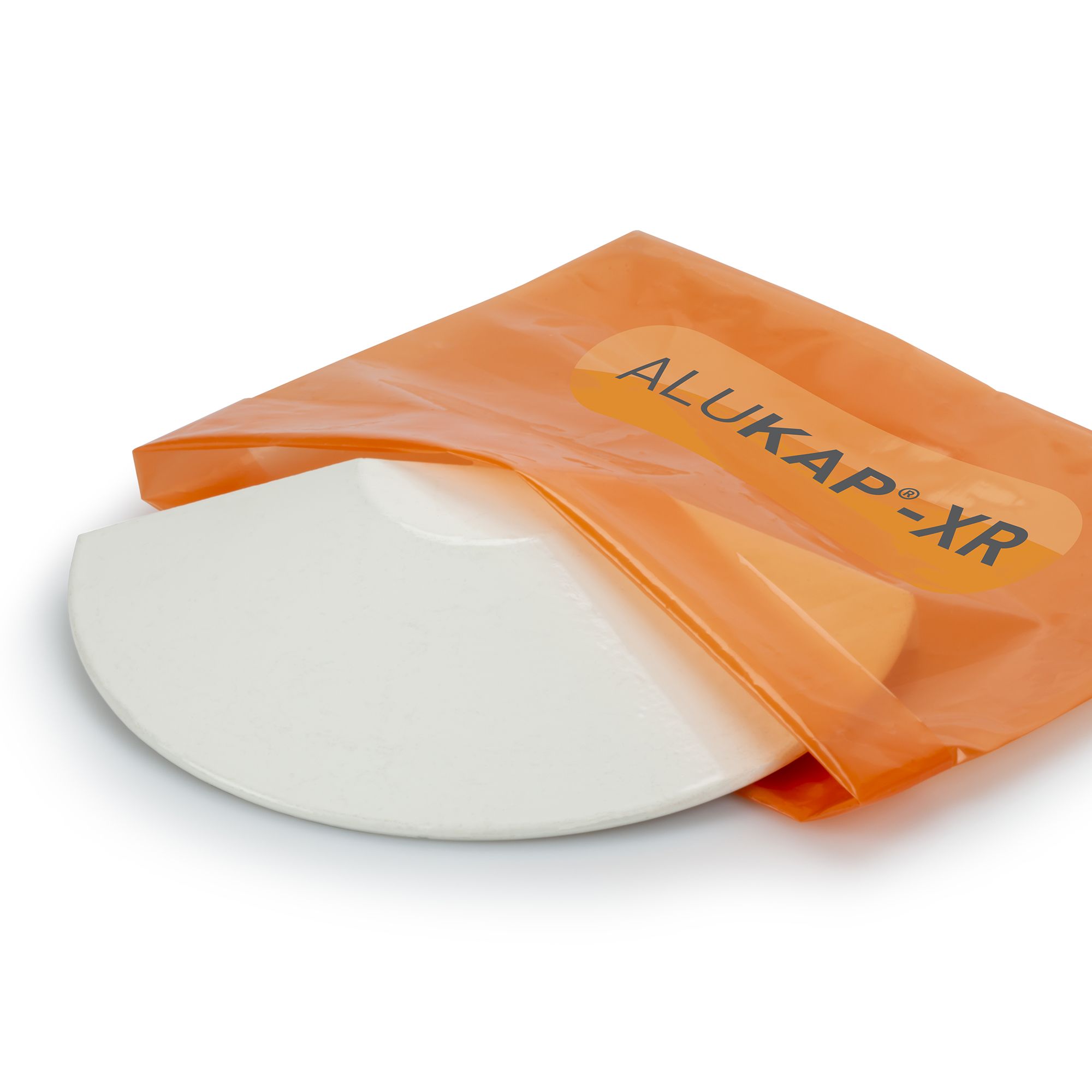 Alukap XR White Ridge radius end cap (L)180mm (W)100mm