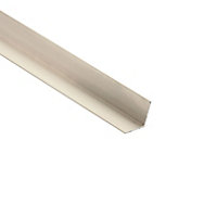 Aluminium alloy Angled edge Moulding (L)2.4m (W)18mm (T)18mm