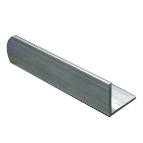 Aluminium Equal L-shaped Angle profile, (L)1m (W)25mm (D)25mm (T)1.5mm